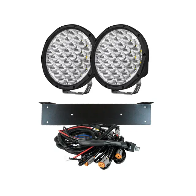 KOMPLETT KIT 2x YUKON 9" EXTRALJUS LED Strands 