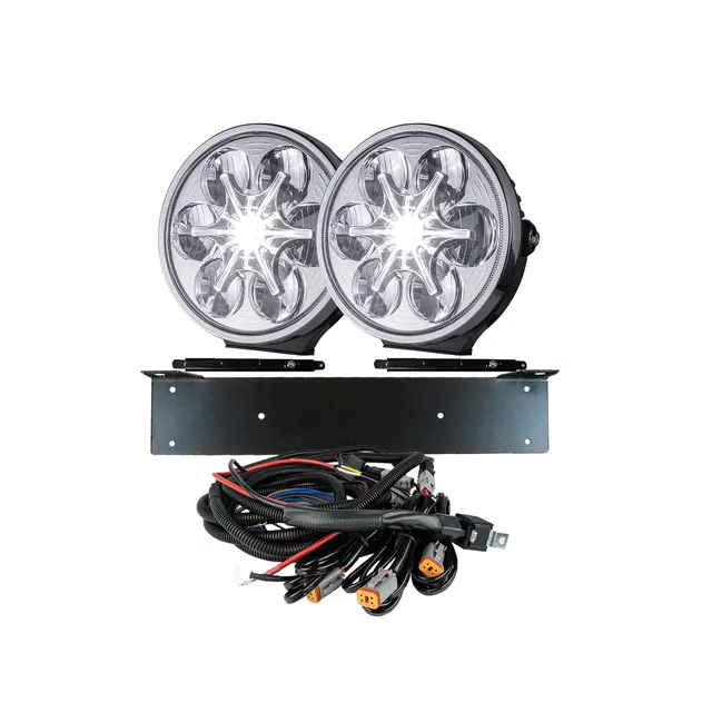 KOMPLETT KIT 2x SVEG 9" EXTRALJUS LED Strands 