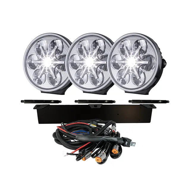 KOMPLETT KIT 3x SVEG 9" EXTRALJUS LED Strands 