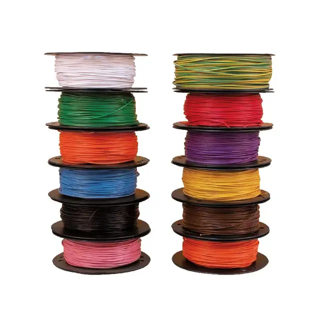 RKUB 0,75mm2 Brun/Vit Strands 
