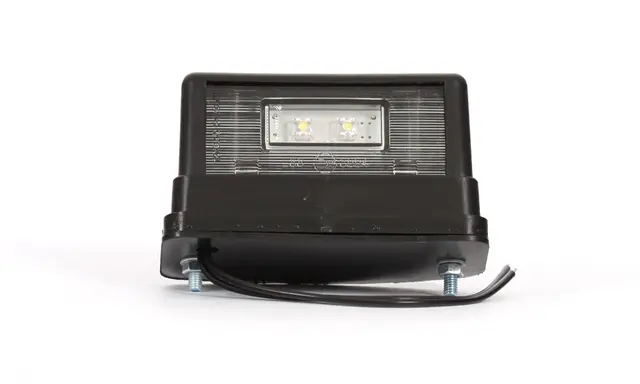 Nummerskiltbelysning 12/24 LED SVART. Strands Lighting Division 