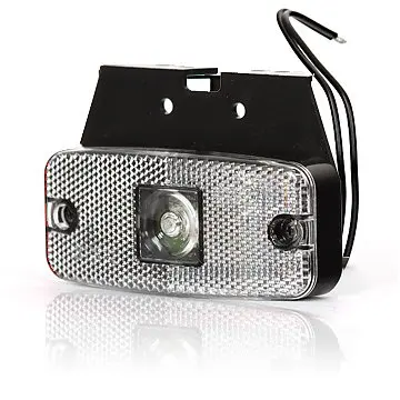 POSISJONSLYKT LED 111x50mm HVIT Strands Lighting Division 
