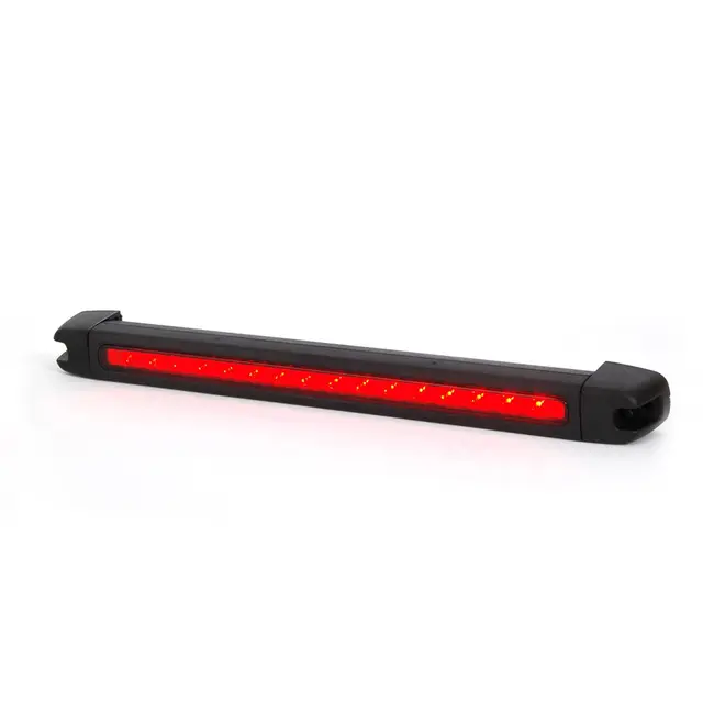 Bromsljus LED Rött glas avlångt 24V Strands 