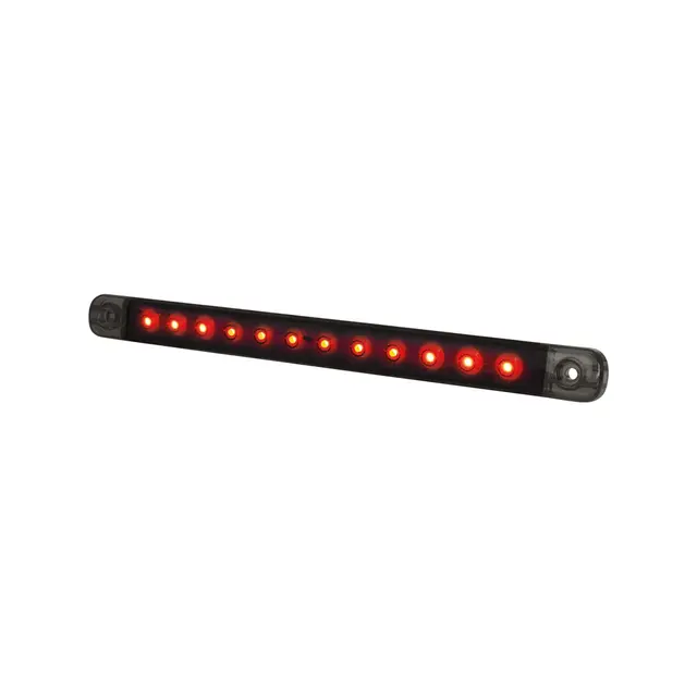 DARK KNIGHT SLIM BAK/BREMS RØD 9 LED 
