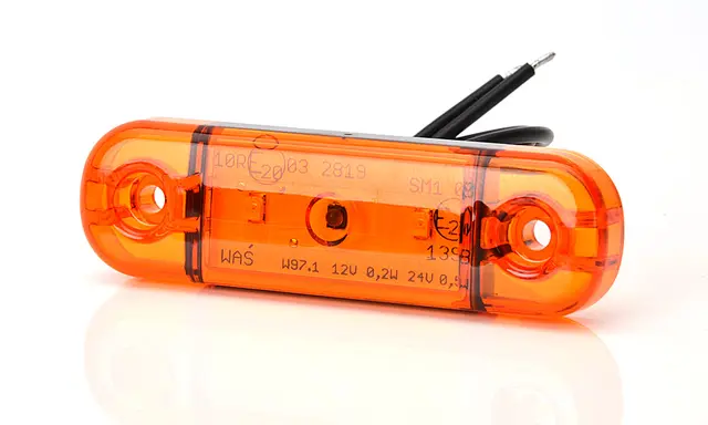 SIDEMARKERING SLIM GUL  3 LED Strands Lighting Division 