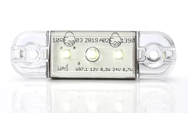 POSISJONSLYKT HVIT SLIM 3 LED Strands Lighting Division 