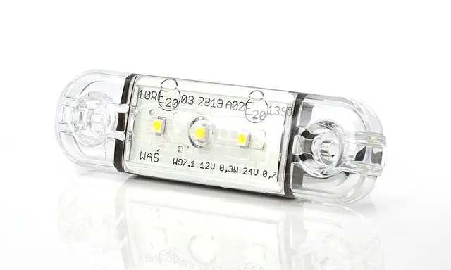 POSISJONSLYKT HVIT SLIM 3 LED Strands Lighting Division 