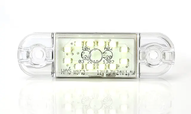 POSISJONSLYKT HVIT SLIM 12 LED Strands Lighting Division 