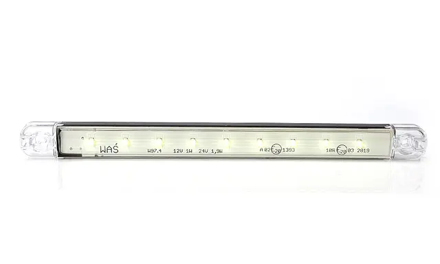 POSISJONSLYKT HVIT SLIM 9 LED Strands Lighting Division 