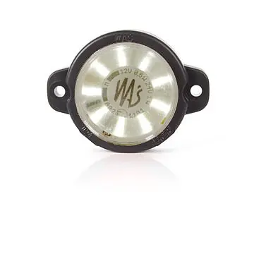 POSISJONSLYKT HVIT RUND Strands Lighting Division 