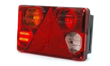 BAKLYSLAMPE släp 5-FUNKSJONER VENSTRE Strands Lighting Division 