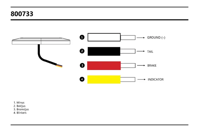 RUND LED 3 FUNKSJONER Strands Lighting Division 