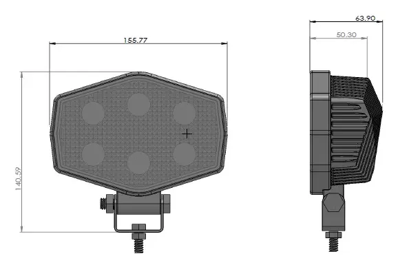 Strands Arbetslampa LED. 30W. 10-32V Strands 
