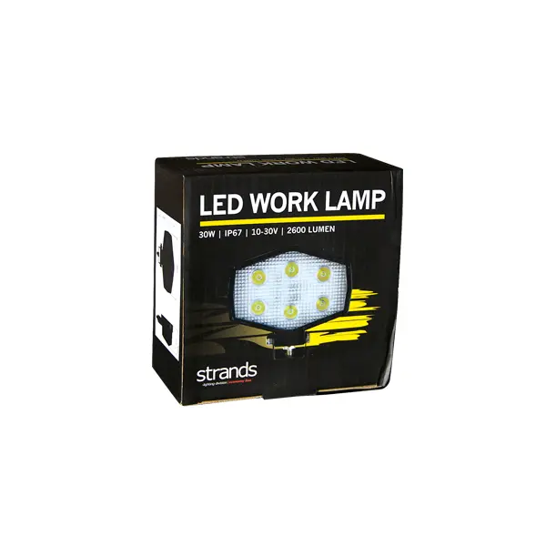 Strands Arbetslampa LED. 30W. 10-32V Strands 