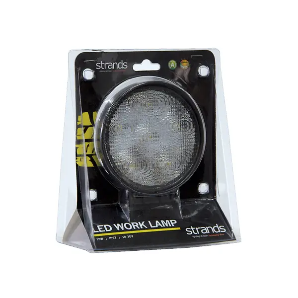 Strands Arbetslampa LED Rund 18W Strands 