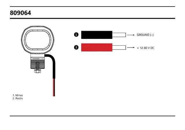 TRUCKLAMPE LINE BLÅ LED Strands Lighting Division 