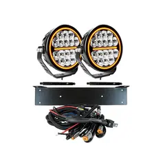 2x SIBERIA NR 7" EXTRALJUS LED KOMPLETT KIT - Strands