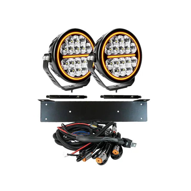 2x SIBERIA NR 7" EXTRALJUS LED KOMPLETT KIT - Strands 