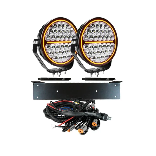 2x SIBERIA NR 9" EXTRALJUS LED KOMPLETT KIT - Strands 