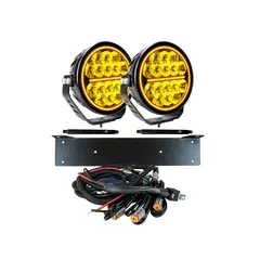 2x SIBERIA BR 7" EXTRALJUS LED KOMPLETT KIT - Strands