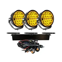 3x SIBERIA BR 7" EXTRALJUS LED KOMPLETT KIT - Strands