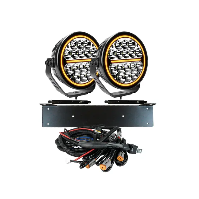 2x SIBERIA NRS 7" EXTRALJUS LED KOMPLETT KIT - Strands 