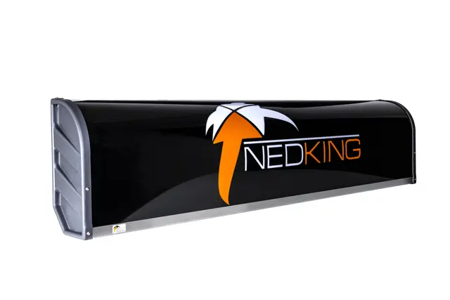 Lysskilt 30x140cm Nedking 