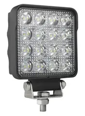 Arbeidslys LED Europart 16 dioder10-30V 2200 LM 108X108 / IP69K
