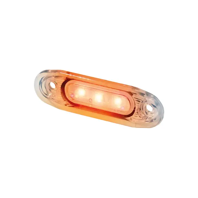SIDEMARKERING GUL HVIT GLASS LED Strands Lighting Division 