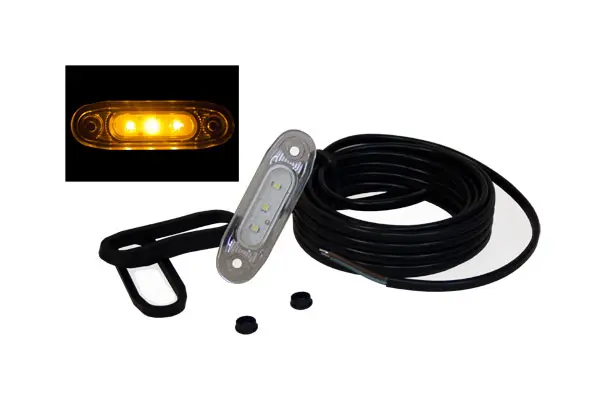 SIDEMARKERING GUL HVIT GLASS LED Strands Lighting Division 