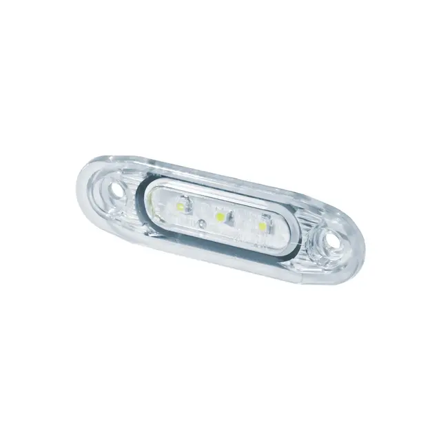 POSISJONSLYKT SLD HVIT LED, HVIT GLASS. Strands Lighting Division 