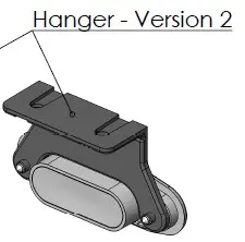 BRAKETT HENGENDE TIL 810020-810024 Strands Lighting Division 