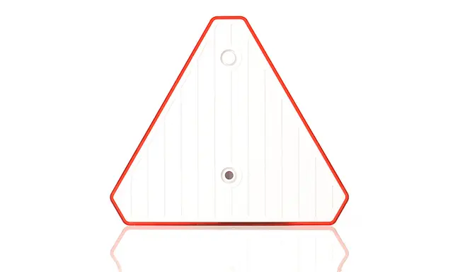 Reflex trekantig röd (släp) Strands 