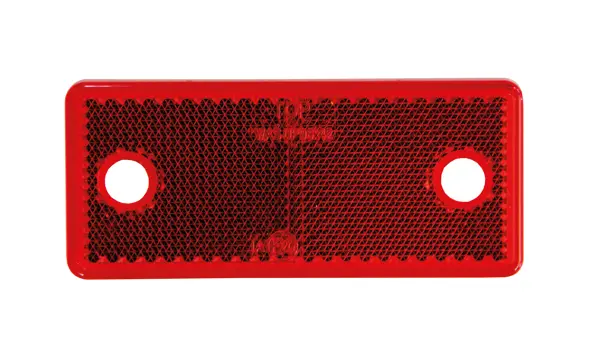 Strands Reflex röd rektangulär 96x42mm Strands 
