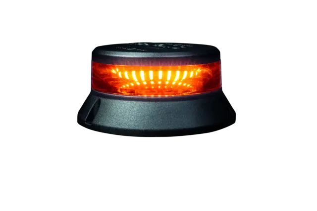 CRUISE LIGHT BEACON VARNINGSLYS LED PLANMONTAGE, KLAR LENS 