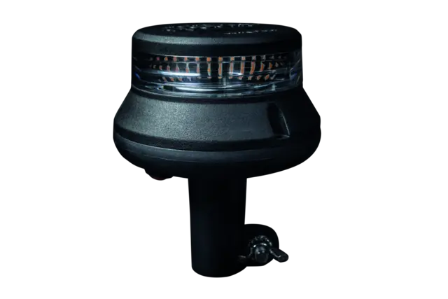 CRUISE LIGHT BEACON VARNINGSLYS LED STANGMONTAGE/DIN, KLAR LENS 