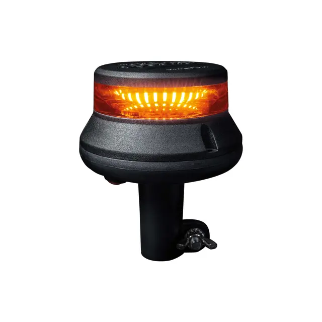 CRUISE LIGHT BEACON VARNINGSLYS LED STANGMONTAGE/DIN, KLAR LENS 
