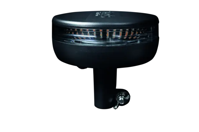 CRUISE LIGHT BEACON VARNINGSLYS LED STANGMONTAGE/DIN, KLAR LENS 
