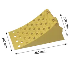 Stoppekloss plast 490X234X200mm