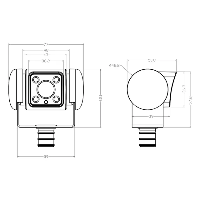 Dometic kamera CAM45 CCD Dometic 