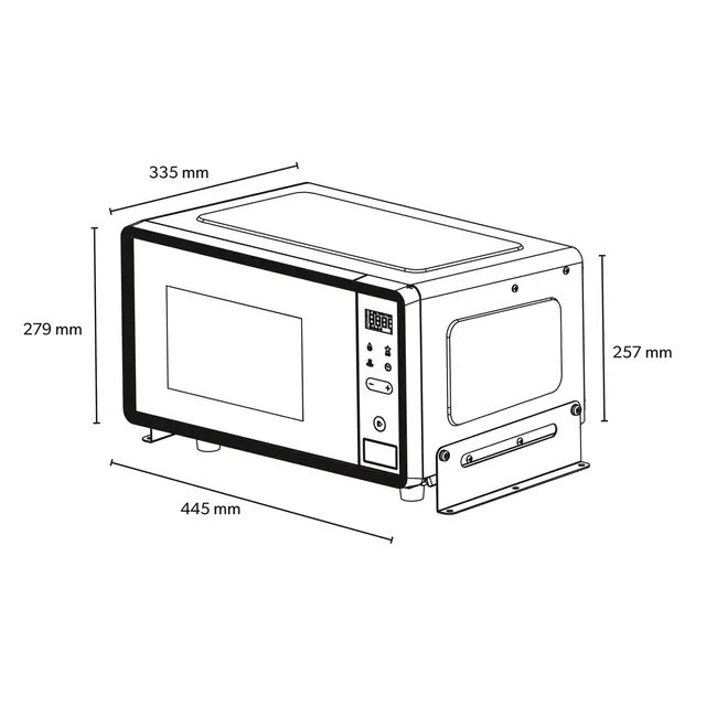 Dometic MWO 24, Microwave oven including 