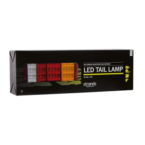 BAKLYSLYS 5 FUNKSJONER LED Strands Lighting Division 
