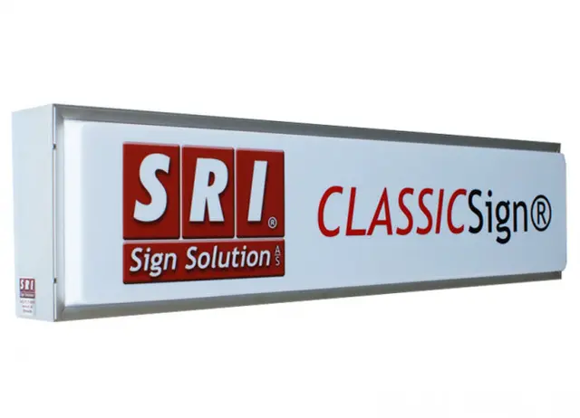 Lysskilt Classic LED sign 30x95cm 
