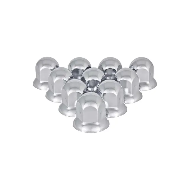 HJULMUTTERKÅPA 33MM 10-PAKK Aluminiumfelg 