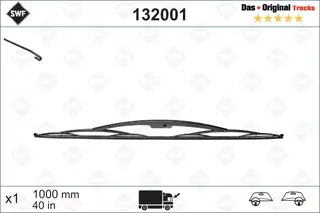 Viskerblad SWF 1000mm LHD RHD x1 VALEO