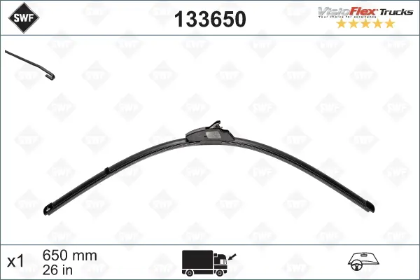 Viskerblad SWF VISIOFLEX 133650 VALEO 