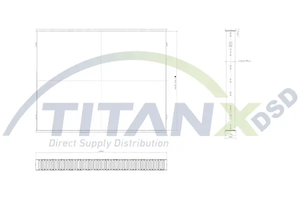 Radiator Core, intercooler TitanX 