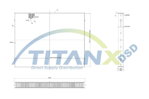 Radiator Core, intercooler TitanX 