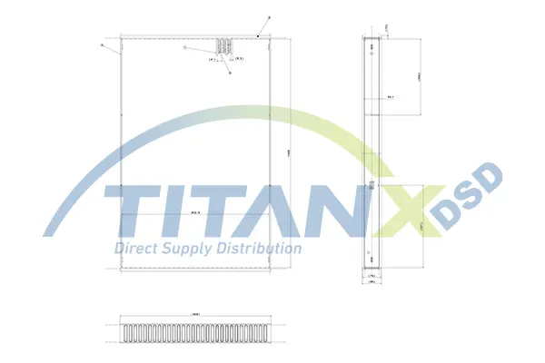 Radiator Core, intercooler TitanX 