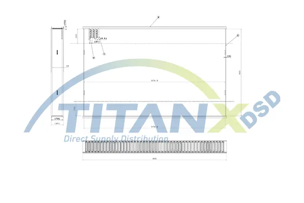Radiator Core, intercooler TitanX 